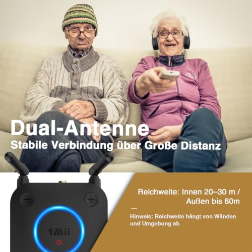 1Mii B06TX Bluetooth Transmitter für TV mit aptX Low Latency und aptX HD – Ansicht 5