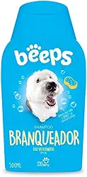 Beeps Shampoo Branqueador 500ml Beeps para Cães, Pet Society
