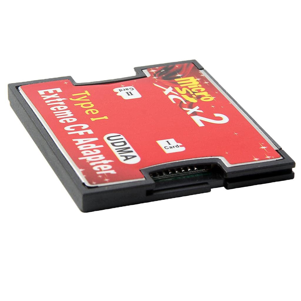 Club Bollywood®Micro Sd Tf Sdhc 2 Port Slot to Type I Compact Flash Card Cf Reader Adapter| Laptop & Desktop Accessories |• Computers/Tablets & Networking|1 Piece Adapter-picture-24