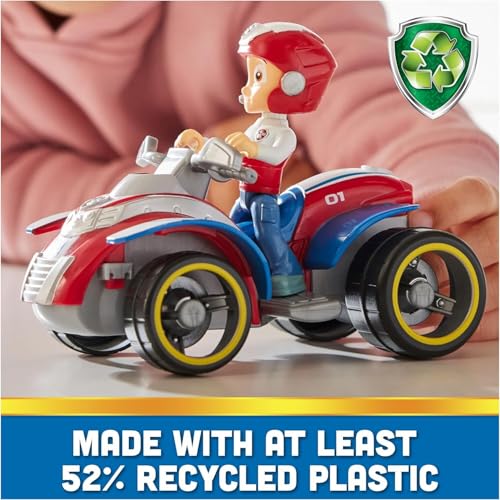 Image of Paw Patrol , Ryder Rescue Quad 2024, Ryder Vehicle and Figure, Kids Games, 3+ Years, Multicolor