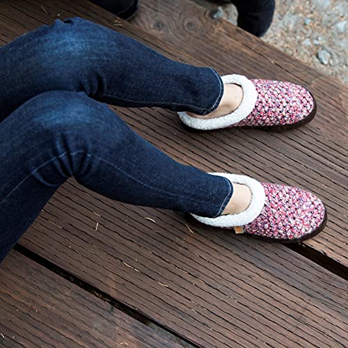 Image of Acorn Womens Slipper with Berber Lining, Suede Siding and Durable Non-Slip Indoor /Outdoor Sole