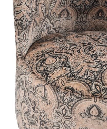 Image of SR Printed Ottoman Pouffes Chair Stool for Living Room Furniture Sitting Dressing Table Pouf Sofa Puffy Stool Room, Pouffes for Sitting Foot Rest, (18x32 Inch, Coffee)
