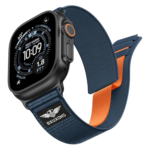 Bracelet sport Apple Watch Ultra nylon extensible pour le running et le quotidien