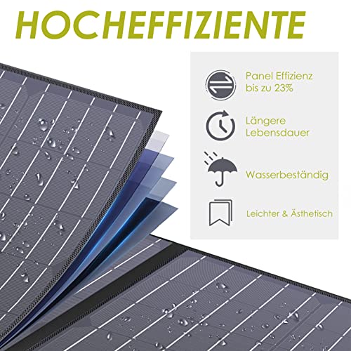 MARBERO 222Wh Solar Generator 60000mAh Portable Power Station with 60W Foldable Solar Panel Included for RV Trip, Camping, Home, Office - Image 6