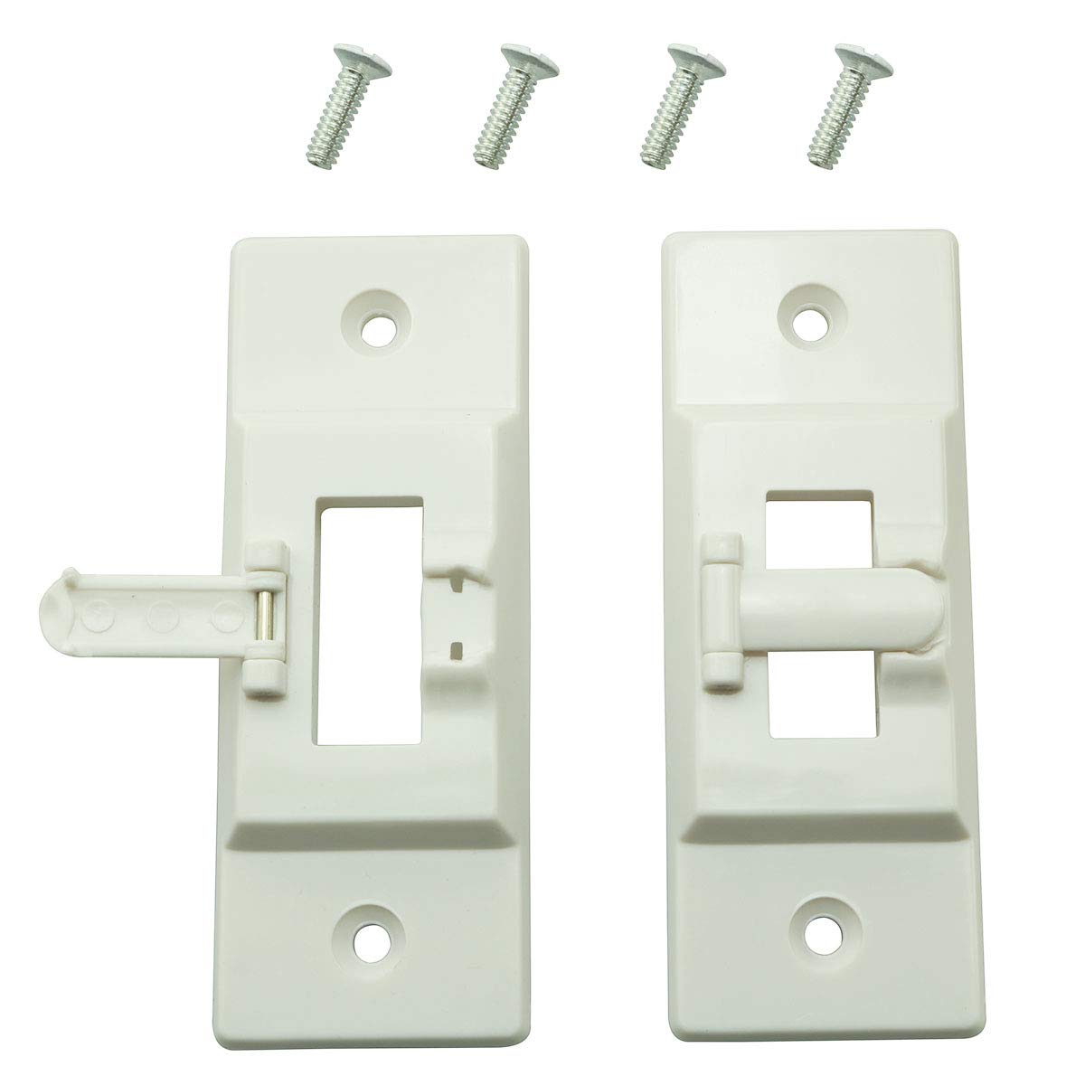 Buy PSCCO 2pcs White Light Switch Guards Cover Single Control Toggle Switch Protection Cover