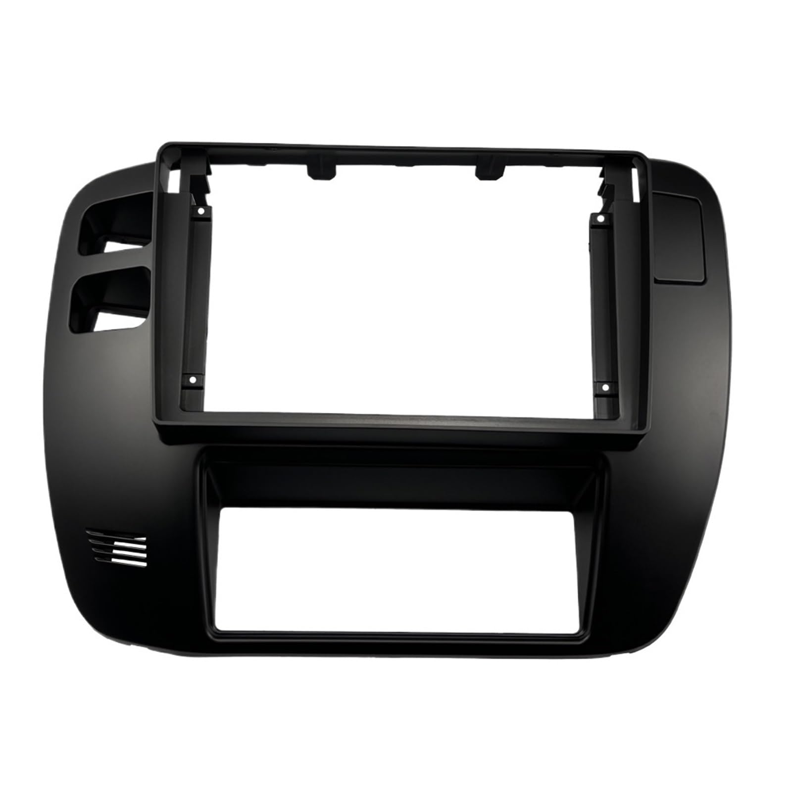 Radio Coche Adaptador Compatible con Nissan Patrol 1997-2005, instalación de Panel Tablero, Bisel, Placa Frontal, Kit Marco Radio para automóvil 2 DIN y 9 Pulgadas Marco Radio Coche(Black LHD)