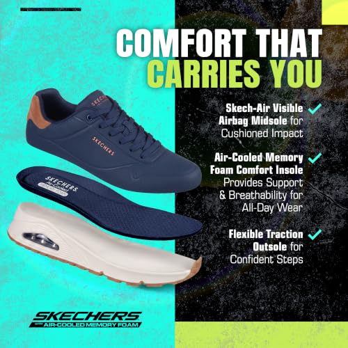 Image of Skechers Men's Uno Suited On Air Sneaker