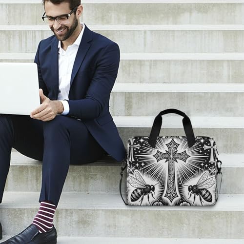 Funda para laptop portátil 15.6 pulgadas con correa y zipper miniatura 2