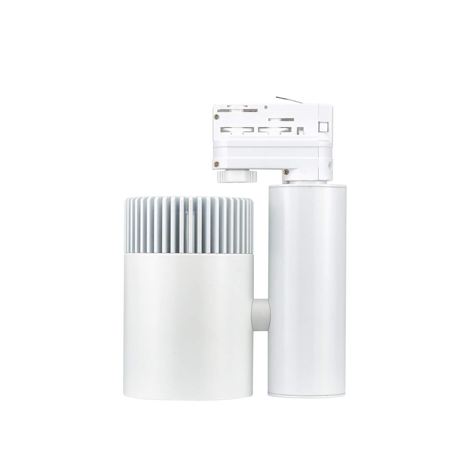 Popp® Luminarias carril LED en trifasico 30W Negro y Blanco 2800Lm IP20 COB locales comerciales (Blanco, 3000K)