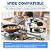Upgraded Surface Burner Caps Set Replacement for GE Gas Range/Stove/Oven,wb29k10009-1 Small Cap-2.6 inches wb29k10001-2 Medium Caps-3.2 inches wb29k10006-1 Large Cap-3.5 inches,Shiny Black(4PCS)