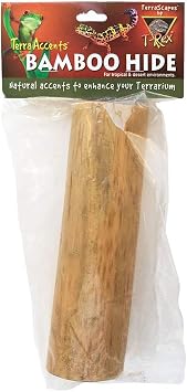 T-Rex Reptile Terrarium Decor - Terra Accents Bamboo Hide