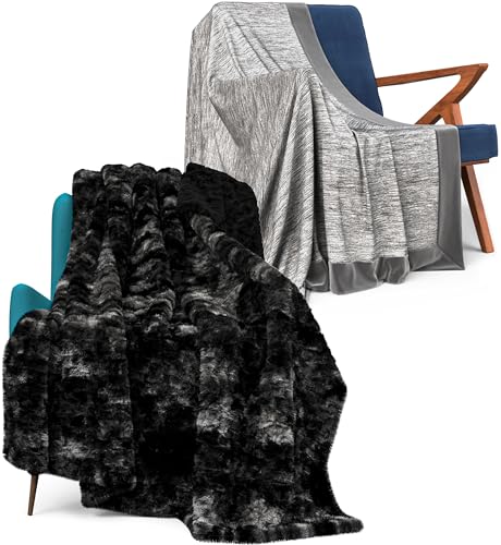 Everlasting Comfort Throw Blanket & Cooling Blanket -...