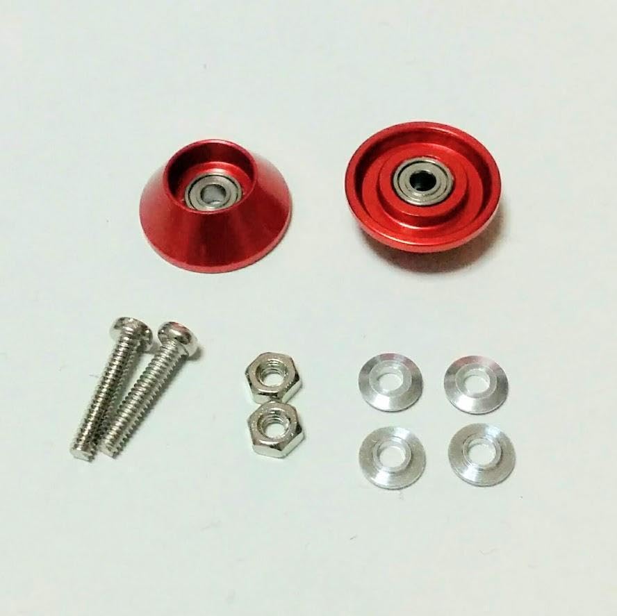 Amazon | ミニ四駆 13mm オールアルミベアリングローラー