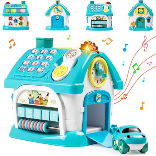 Image of Marstone Baby Toys for 1 Year Old Boy and Girl Gifts: Kids, Toddler Toys Age 1-2, 8-in-1 Educational House for One Year Old Birthday Gift