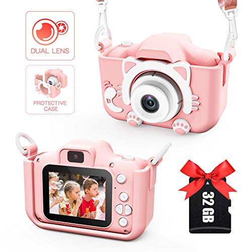 Kids Camera for Girls and Boys, Digital Dual Camera 2.0 Inches Screen 20.0MP