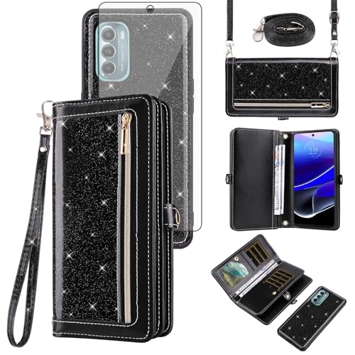 Housse Moto G Stylus 5G 2022 zippée pour garder vos cartes en sécurité pendant vos sorties