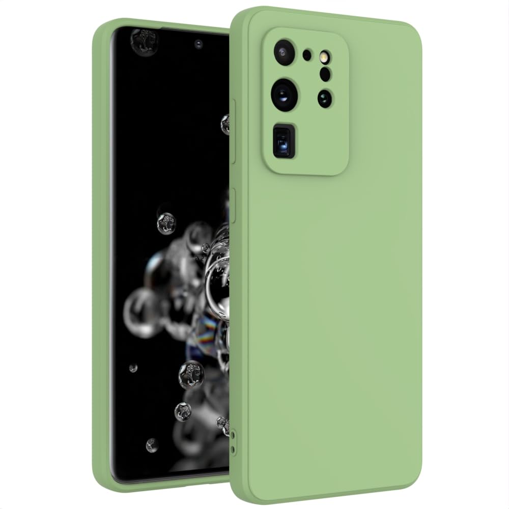 for Samsung Galaxy S20 Ultra Case Green, Scratch Resistant with Soft Touch, Slim Thin Phone Cover for Samsung Galaxy S20 Ultra