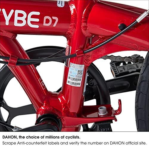 Dahon VYBE D7 Folding Bike, Lightweight Aluminum Frame;