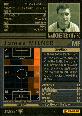 Amazon.co.jp: WCCF/12-13/42/マンチェスター・シティFC/ジェイムズ