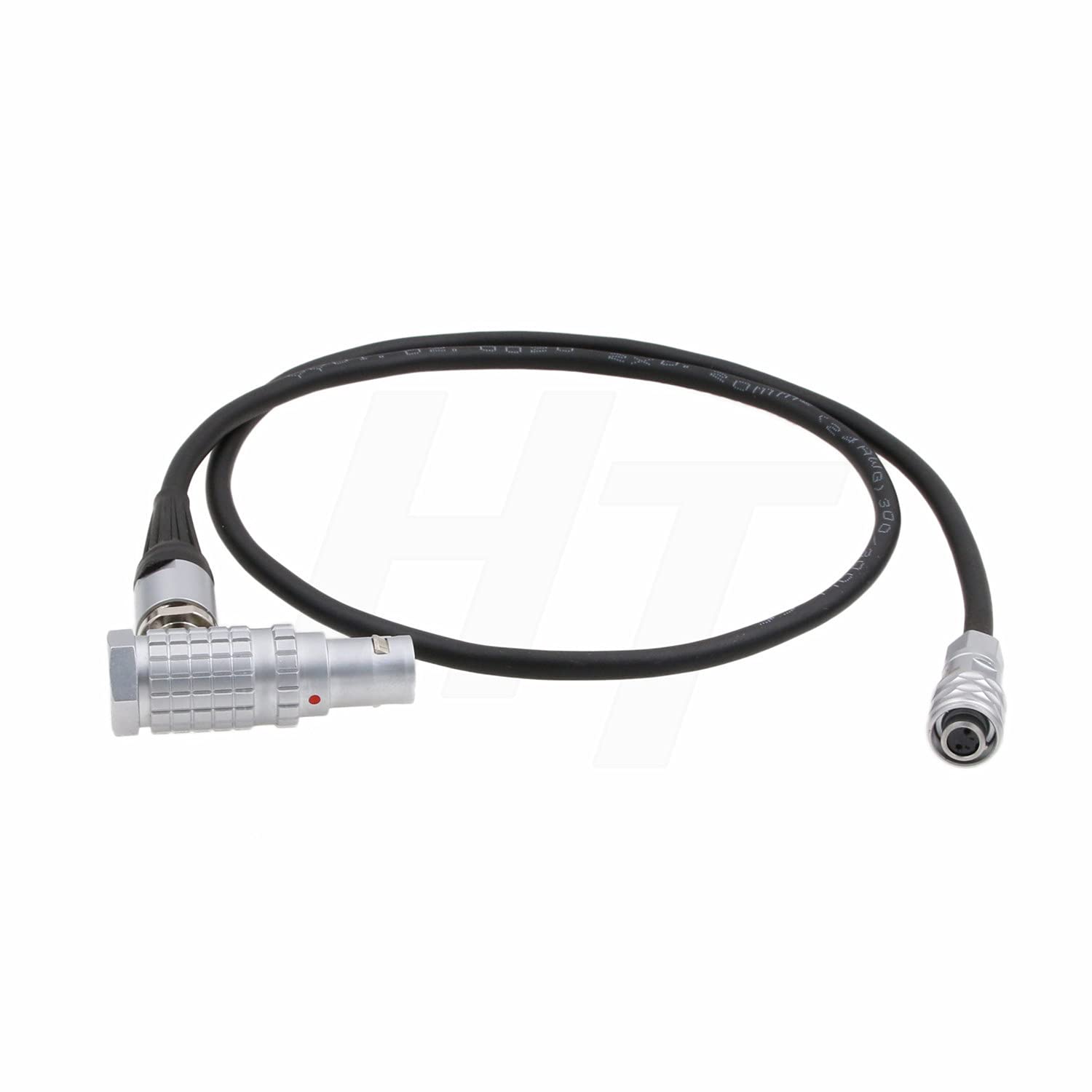 HangTon Power Cable for DJI Ronin 2 Gimbal 14.4V to BMPCC 4K 6K Pro G2 BMCC 6K Blackmagic Pocket Cinema Camera, Right Angle 1B 6 pin to Weipu 2 Pin 50cm