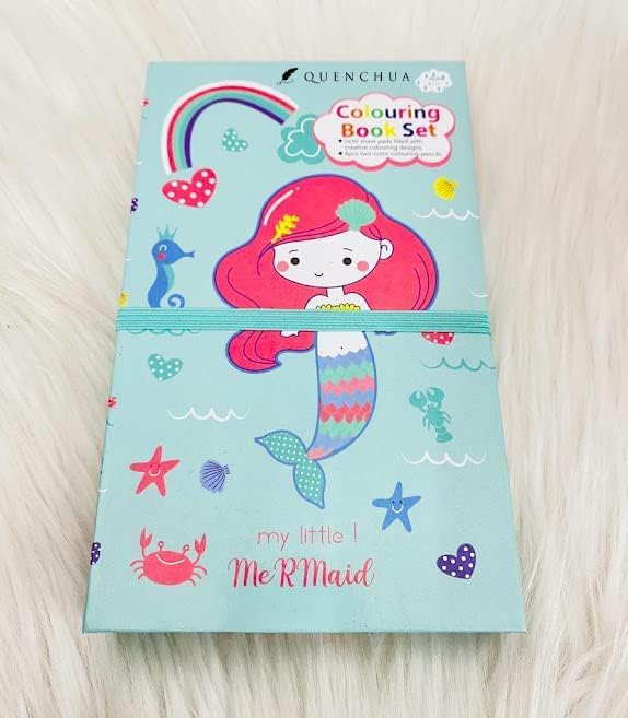 Mermaid Theme Colouring/Scratch Art Book with 8 Double Side Colour Pencils, Art and Craft Drawing Color Book Set for 3+ Years Old Boys, Girls Toddlers, Return Gift for Kids (B0DB5PGXG3) Amazon Price History, Amazon Price Tracker