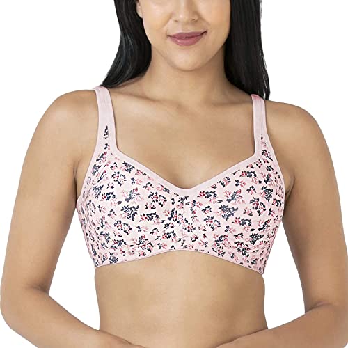 Image of Amante Women's Side Support Shaper Non-Padded Non-Wired Full Coverage Cotton Bra | Seamless Cups | Moisture-Wicking Fabric | High Support Everyday Bra