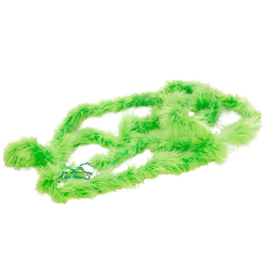 MYADDICTION 79'' Marabou Feather Boa Diva Night Party Wedding Gift Bouquet Decor Green Crafts | Multi-Purpose Craft Supplies | Crafting Pieces | Feathers