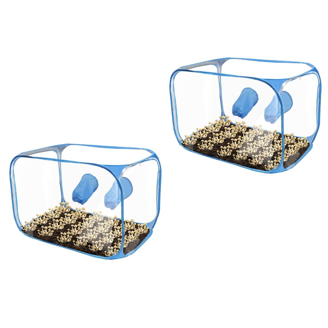 Jnchdghwa Mycology Fume Hood Air Box Mushroom Grow Still Portable Plastic Propagation Station Grow Kit 2pc