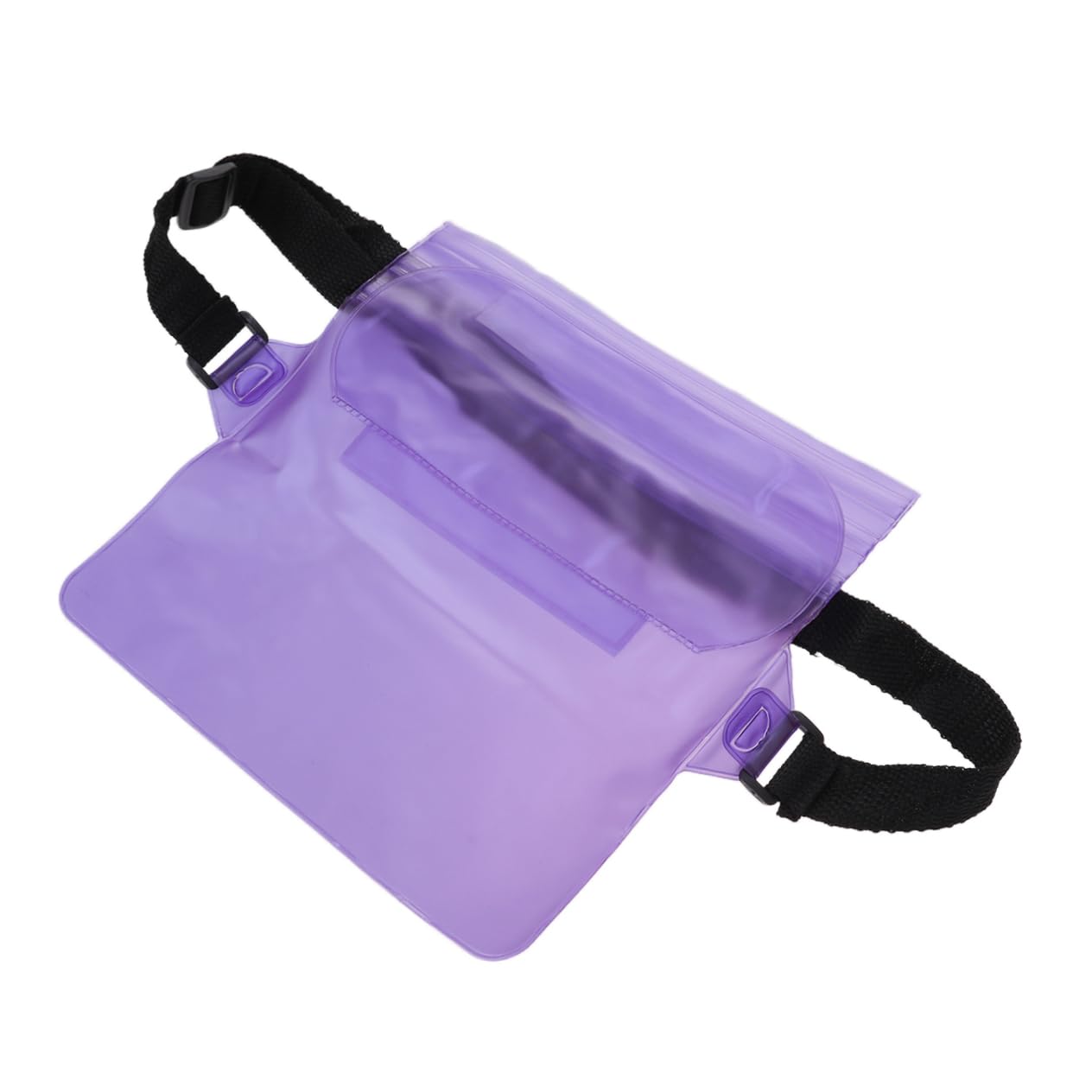 DIYEAH Waist Bag Snowproof Dirtproof Sandproof Pouch with Adjustable Strap Lightweight Design for Beach Swimming Boating Fishing Fits Smartphones Up Purple