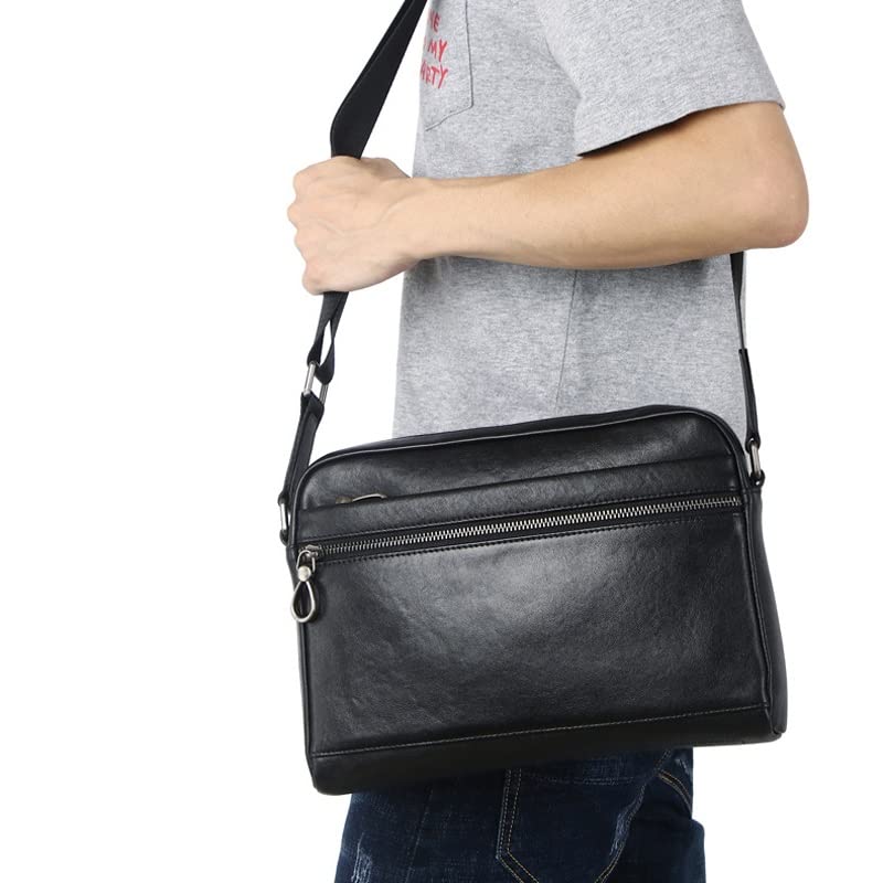 Men's Leather Shoulder Bag Leather Casual Messenge Bags Crossbody Bag Messenger Bags3