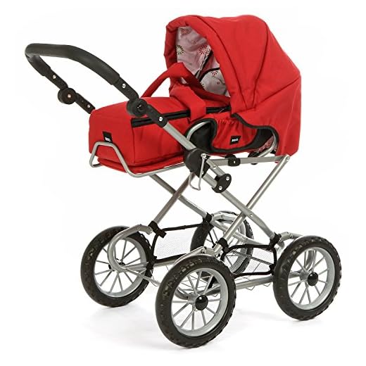 Barnvagn "combi 3 i 1" röd