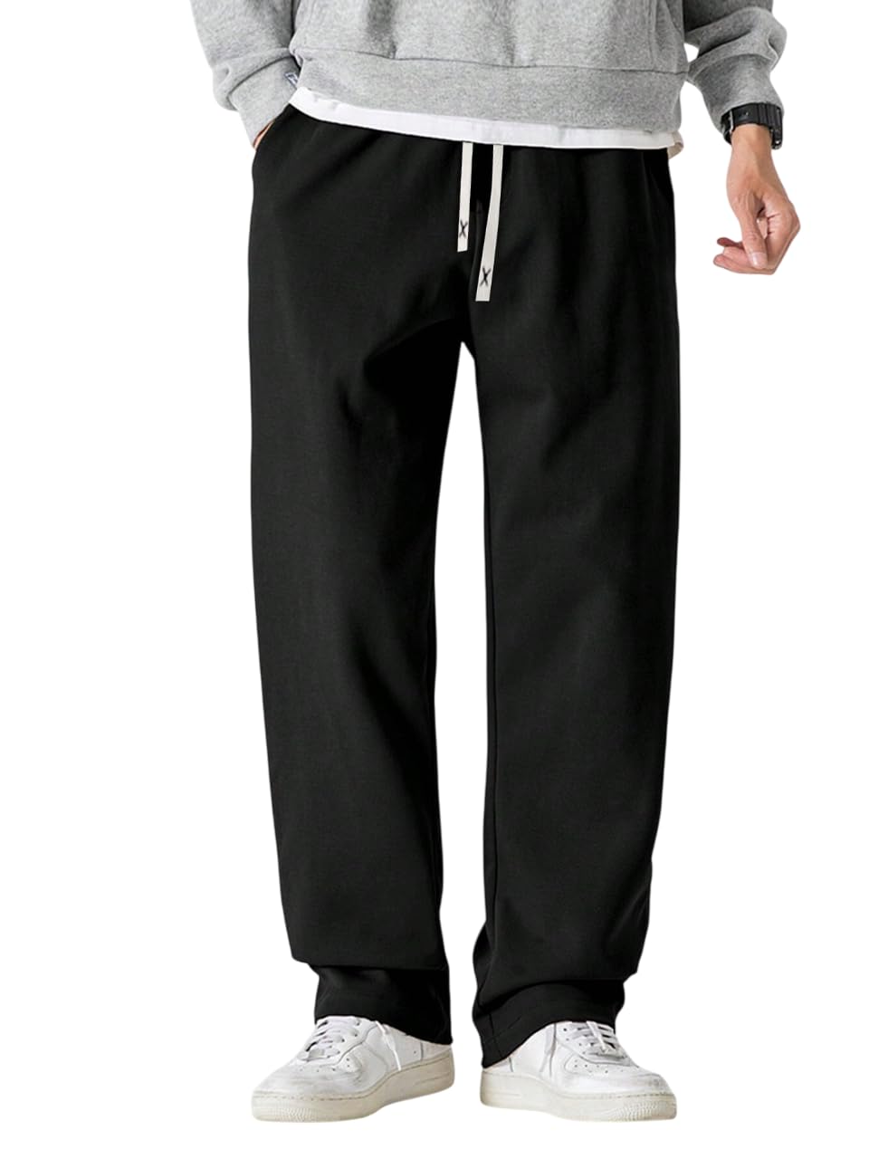 progeny Straight Wide fit Long Length Open Bottom Jogger for Men/Trending Multi Pocket Style, Relaxed Casual Pants for Men-picture-50