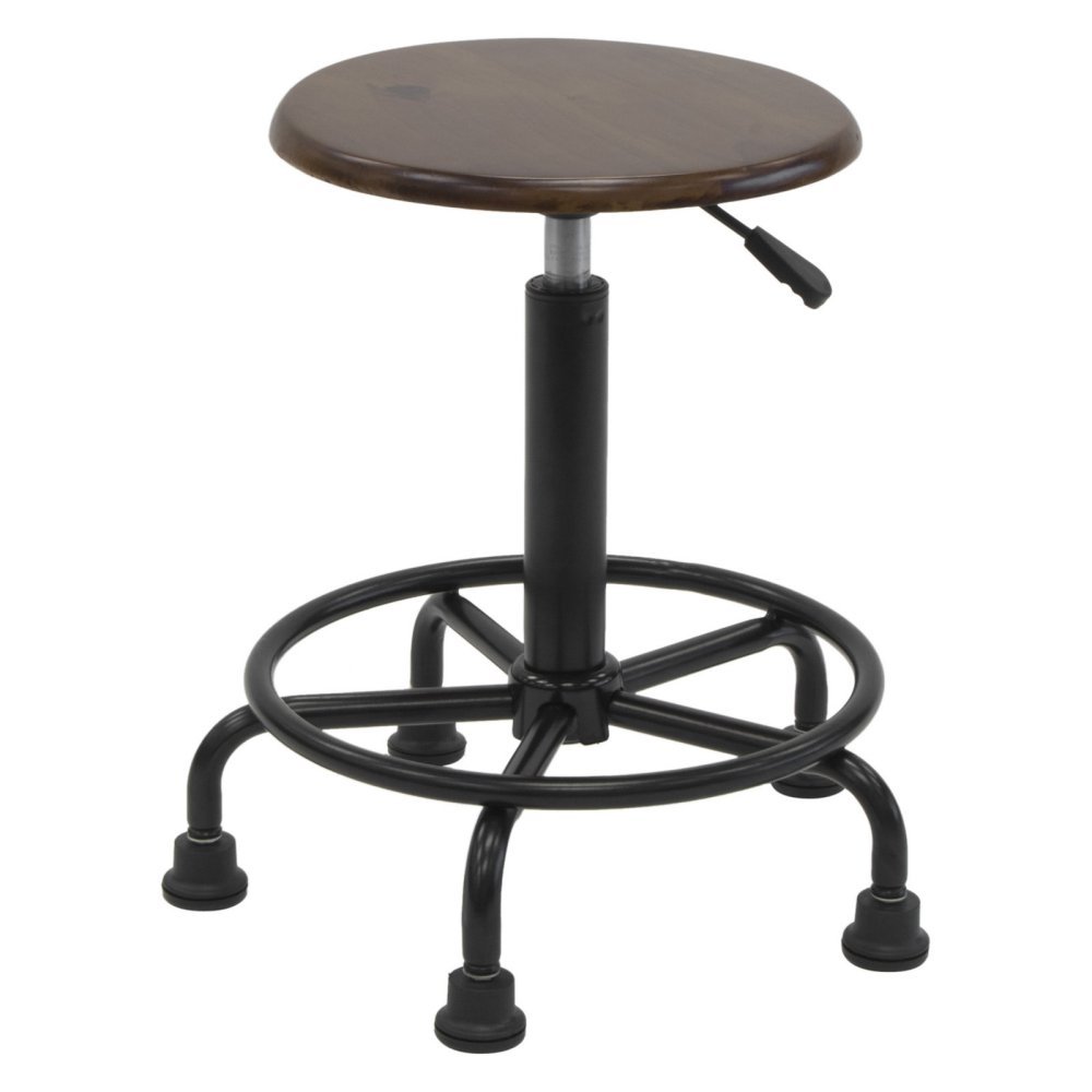 Studio Designs 13307 Retro Stool, Rustic Oak,19" W x 19" D x 26" H