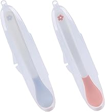 OKAWASI 離乳食スプーン 2本セット 温度で色が変わる 温感スプーン赤ちゃんの火傷防止 ベビー食器 食器セット