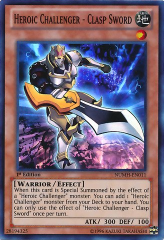 Amazon.com: YU-GI-OH! - Heroic Challenger - Clasp Sword (NUMH