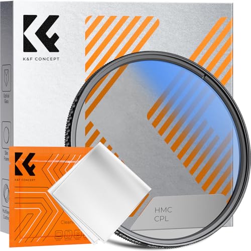 K&F CONCEPT Nano-Klear Filtro Polarizzatore Circolare CPL in Vetro Ottico con Nano-Rivestimento per Obiettivi 67mm + Un Panno di Pulizia