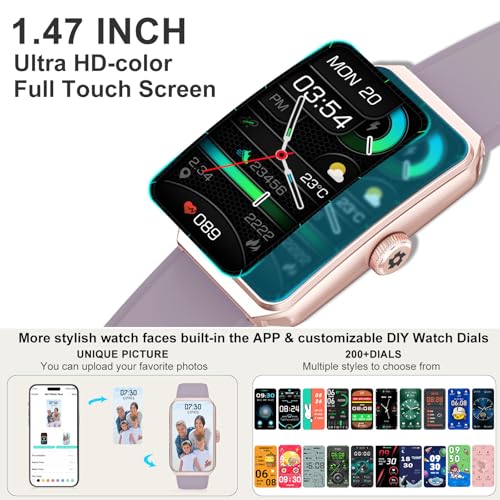 Image of Fitness Tracker, Step Counter with 24 /7 Heart Rate Blood Oxygen Sleep Monitor, Fitness Watch with 100+ Sports Modes, Waterproof Activity Smart Watches for Women Men Android iOS