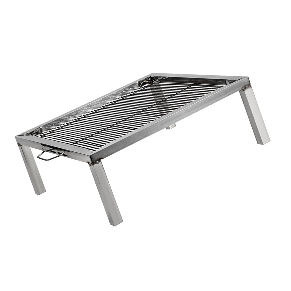 Piec piknikowy na świeżym powietrzu, na kemping, do pieca, ze stali nierdzewnej, ognisko, stojak do grilla, akcesoria do grilla, 3 mm, gruba siatka do pieczenia, na piknik, do smażenia grilla