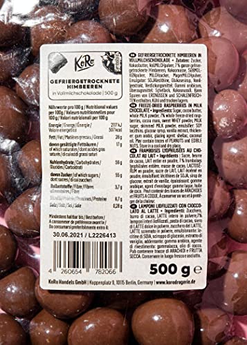 KoRo - Gevriesdroogde frambozen bedekt met melkchocolade 500 g - Image 6