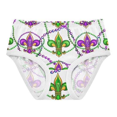 Fleur De Lis Purple Girls Underwear Toddlers 2t Cotton Cute Panties Girl Fun Kids Briefs Undies