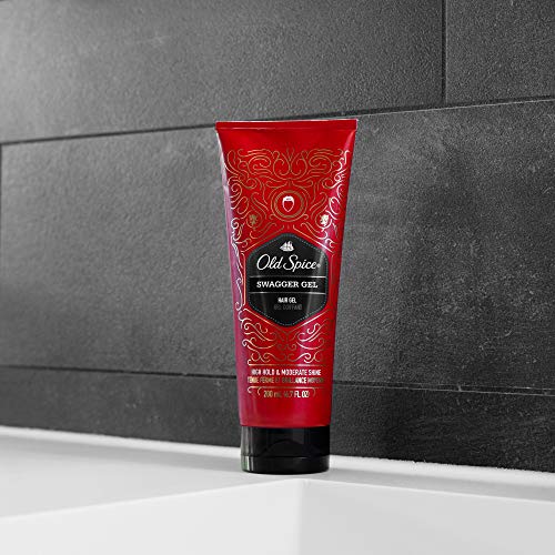 Old Spice Swagger hair gel strong hold and moderate shine for hair styling and hair care for men - Image 3