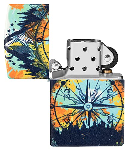Zippo Compass Mountain Design encendedor de bolsillo miniatura 5