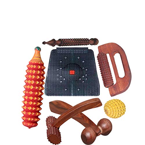 FA INDUSTRIES Face massager (5×2.5 cm), and Neck massager (6 x 3 cm) Brown colour (Only Massager Manufacturering)