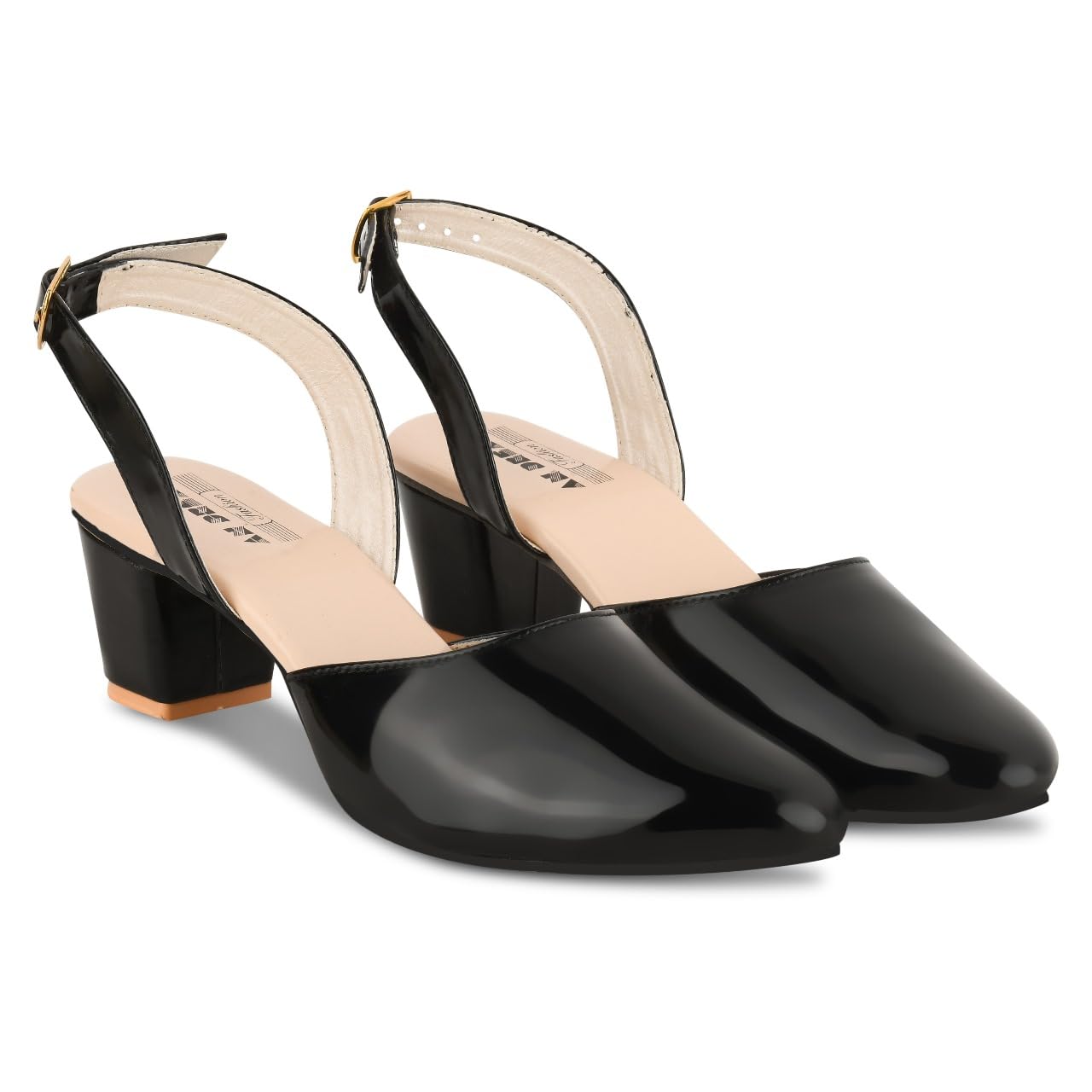 AN DREAM Fashion Textured Bellies for Women | Ballerina Heels Sandal | Vegan Leather | Anti-Skid | Casual & Formal Wear | Cushioned Insole | Rakhi Festival (Black, 4) (B0D9S2B59T) Amazon Price History, Amazon Price Tracker