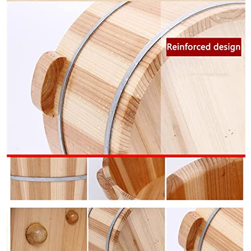 Barril de Spa para Pies de Madera Maciza con Áreas Acupresoras miniatura 7
