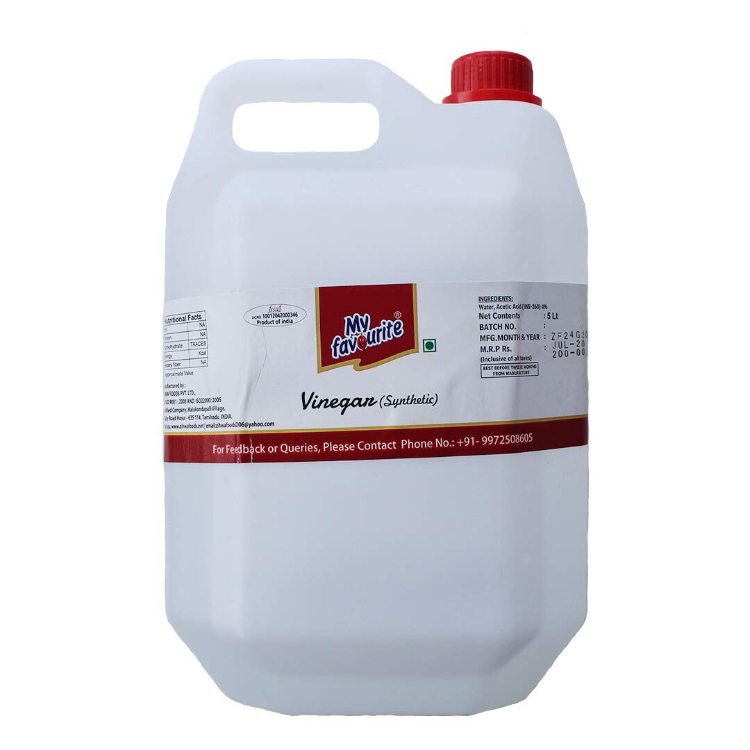 My Favourite Synthetic Vinegar, 5 Lts, 5 Liters (B08W295T47) Amazon Price History, Amazon Price Tracker