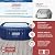 Coleman SaluSpa Atlantis AirJet 4 to 6 Person Inflatable Hot Tub Square Portable Outdoor Spa with 140 Soothing Jets with Cover, Blue