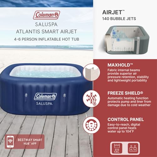 Coleman inflatable spa jacuzzi