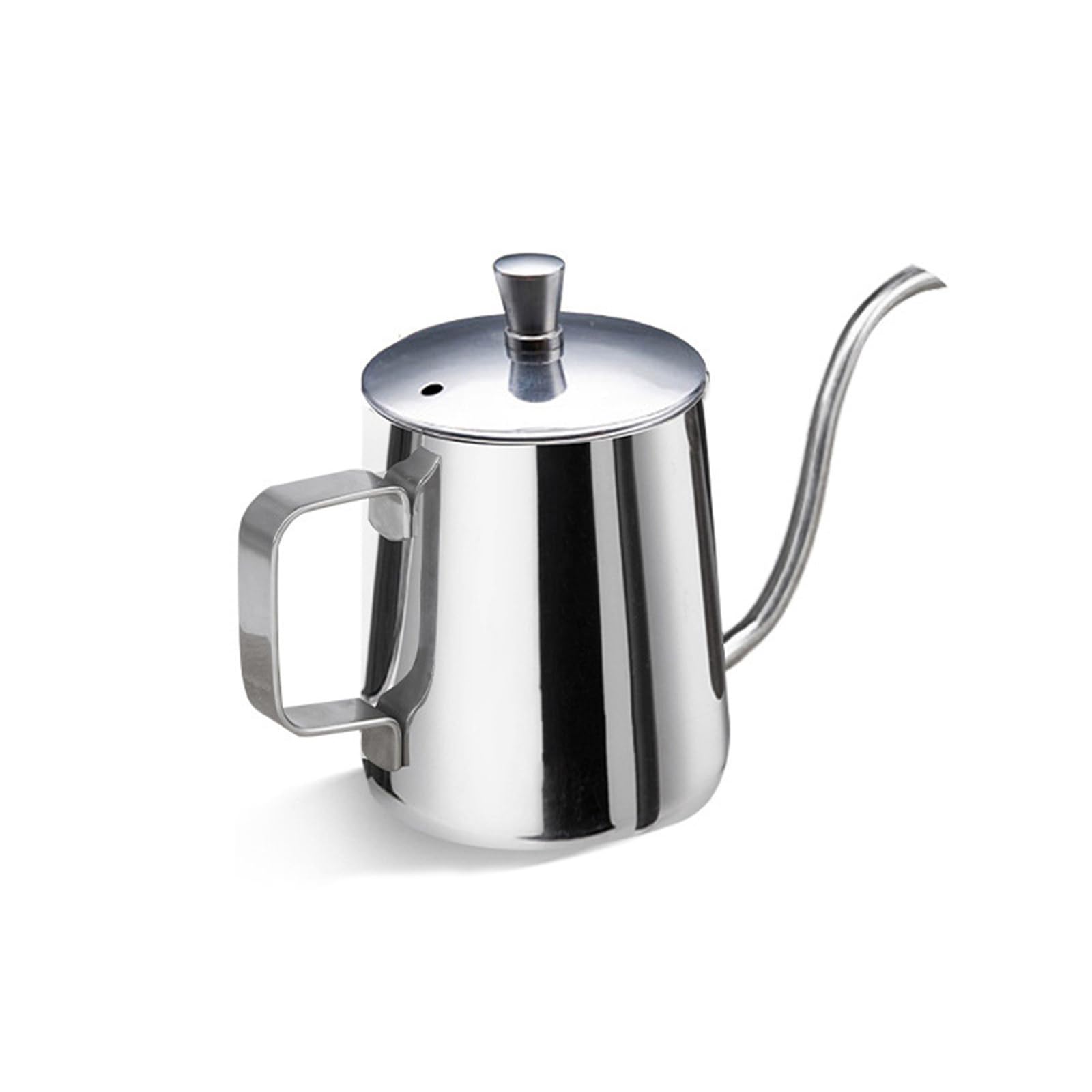 Buxuaaaa Narrow Spouts Kettles Easy to Use Pots for Brewing Coffee and Milk 304 Stainlesss Steel Coffee Maker with Lid Maker with Lid