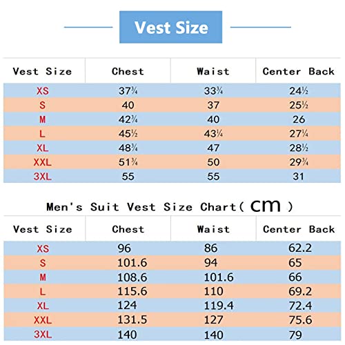 Men's Herringbone Tweed Waistcoat Vintage Lapel Double Breasted Suit Vest for Business Wedding (Color : Navy, Size : XX-Large)2